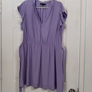 Banana Republic Lilac Pleated Garment